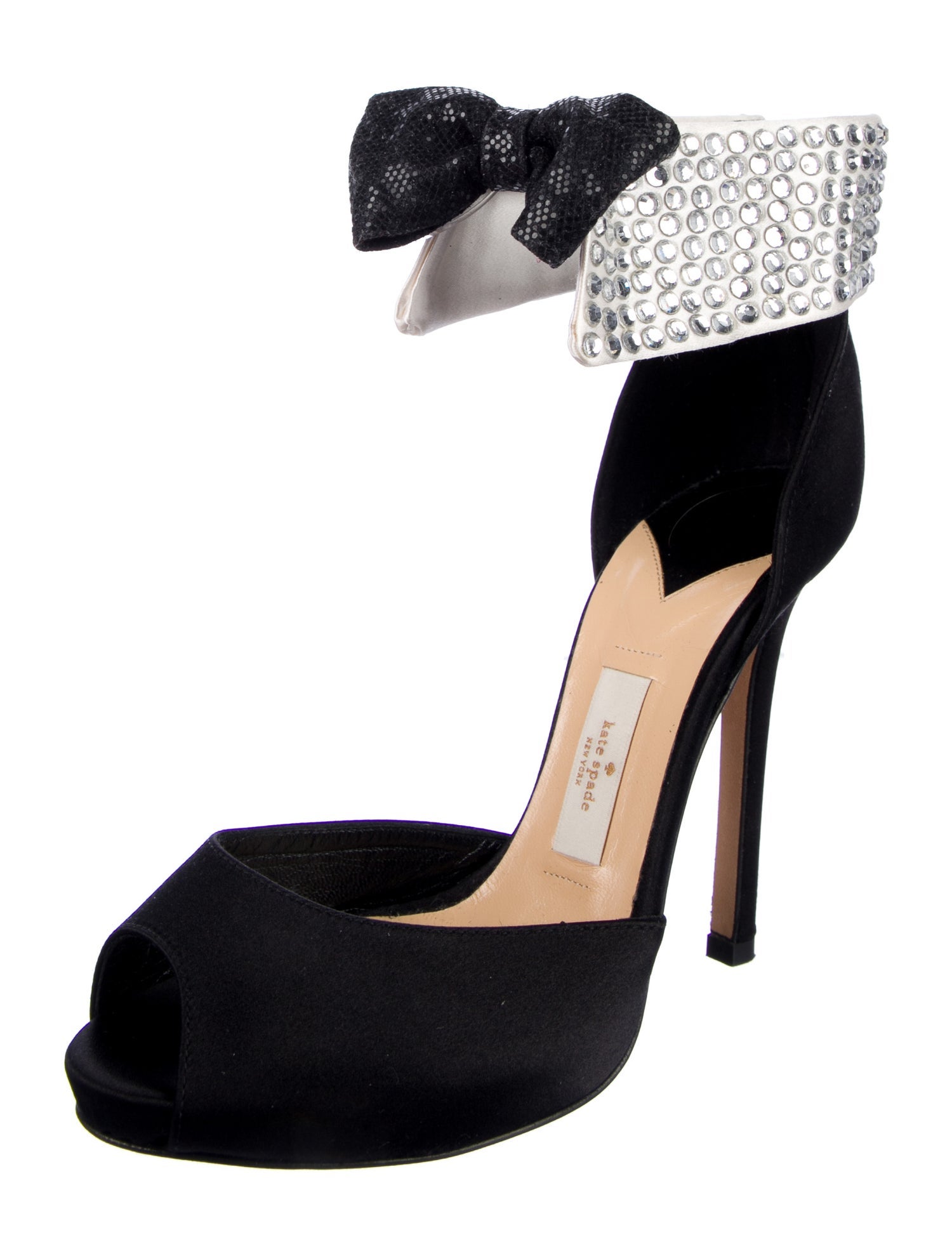 Kate Spade New York Satin Bow Accents D'Orsay Pumps