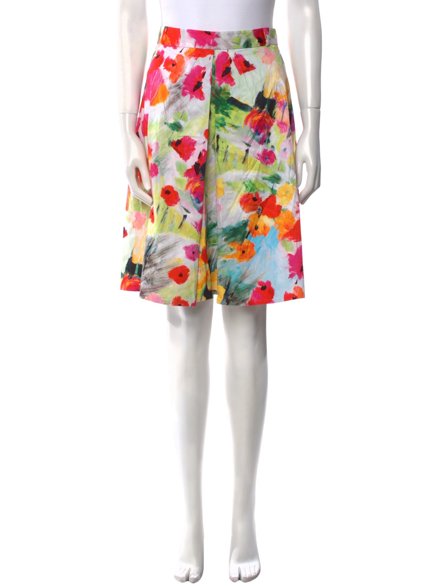 Kate Spade New York Floral Print Knee-Length Skirt