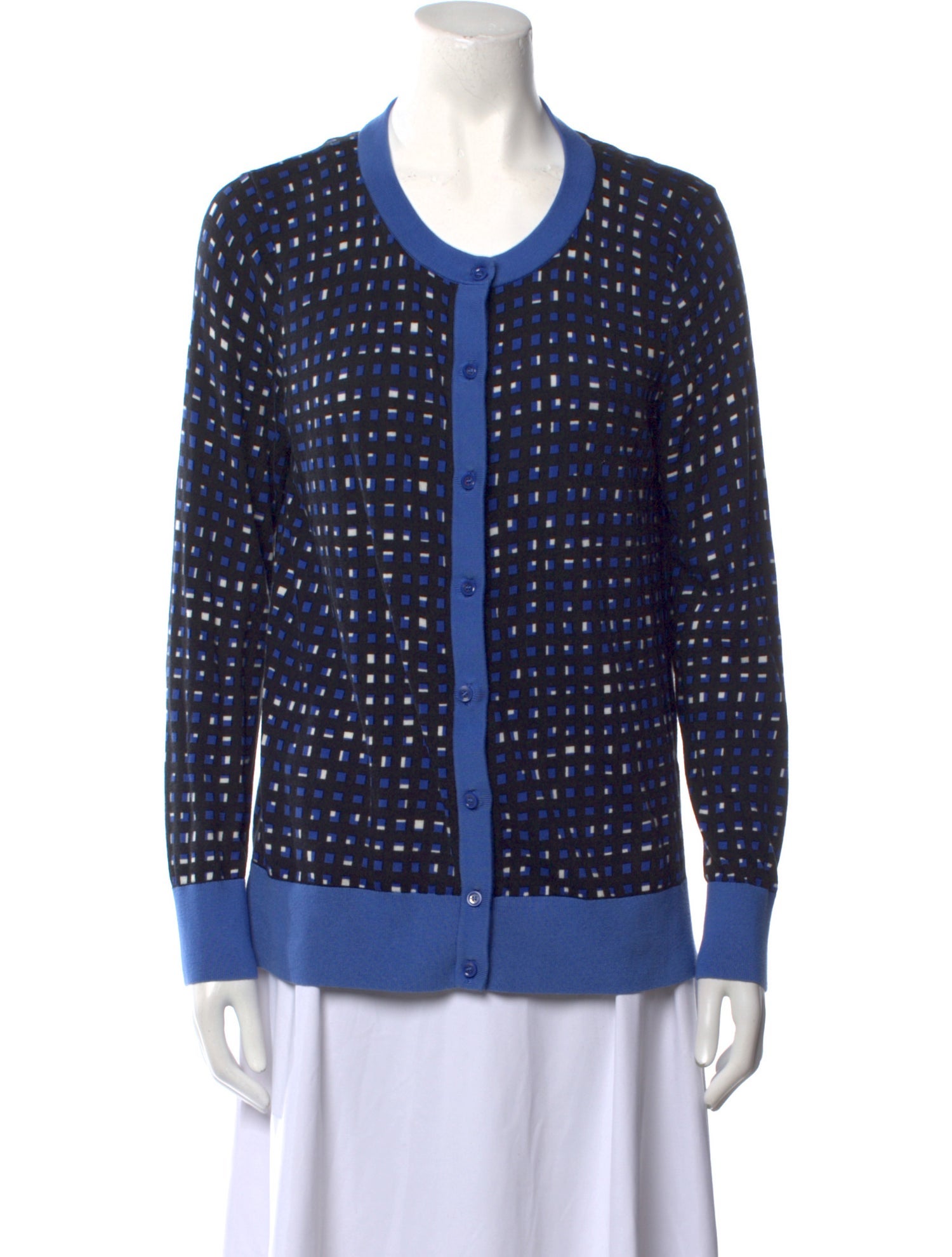 Kate Spade New York Printed Scoop Neck Sweater