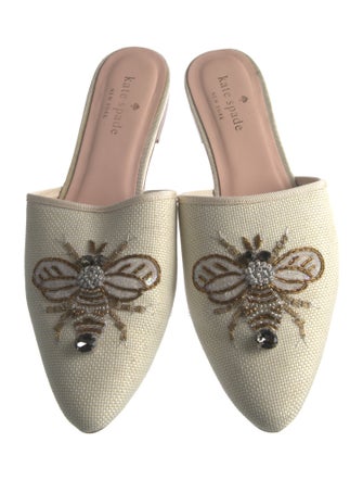 Kate Spade New York Canvas Floral Print Mules