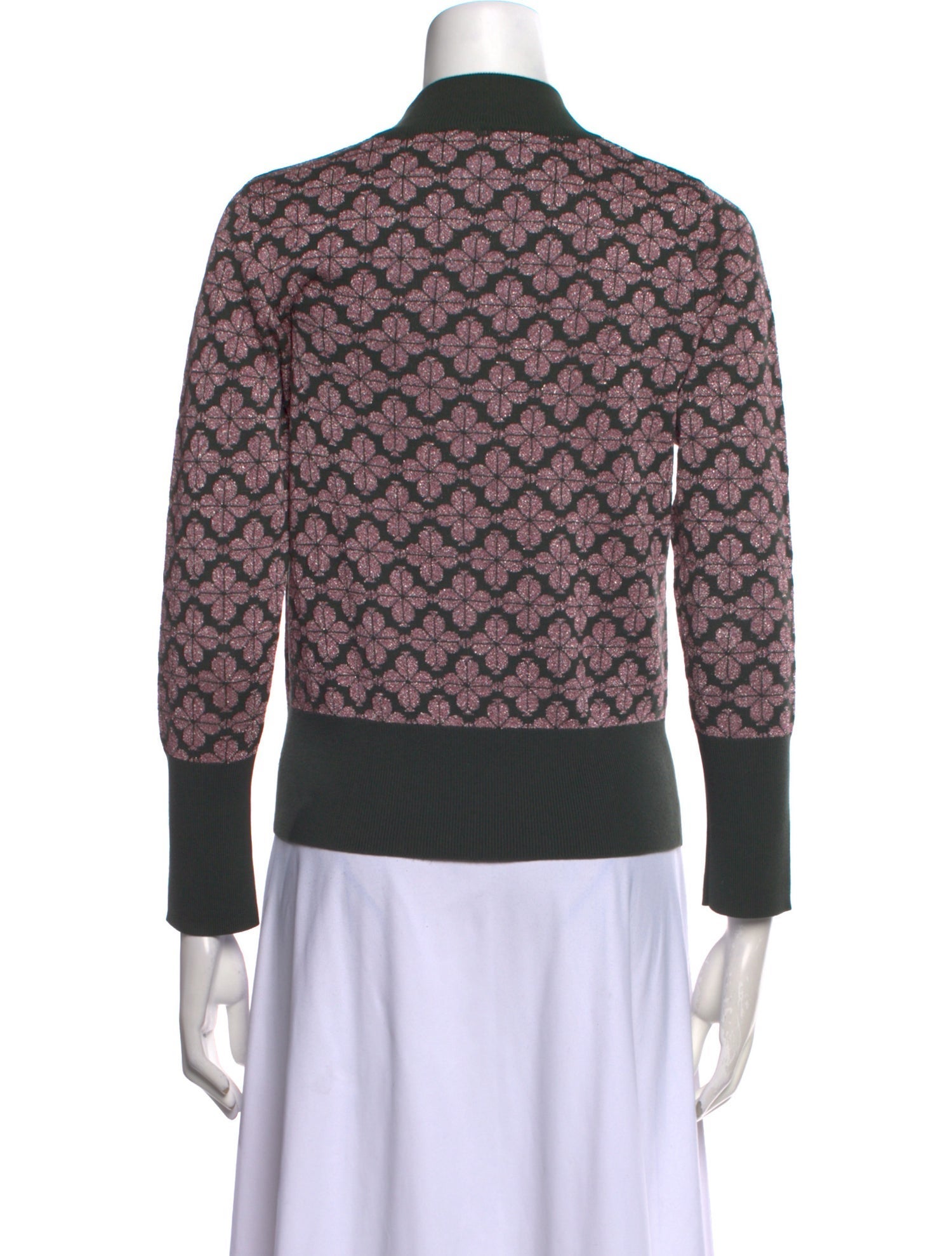 Kate Spade New York Printed Crew Neck Sweater