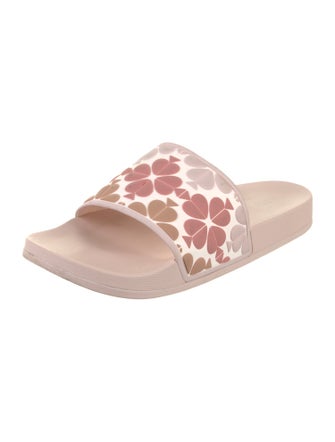 Kate Spade New York Rubber Floral Print Slides