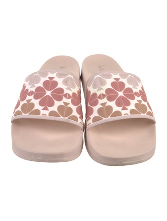 Kate Spade New York Rubber Floral Print Slides