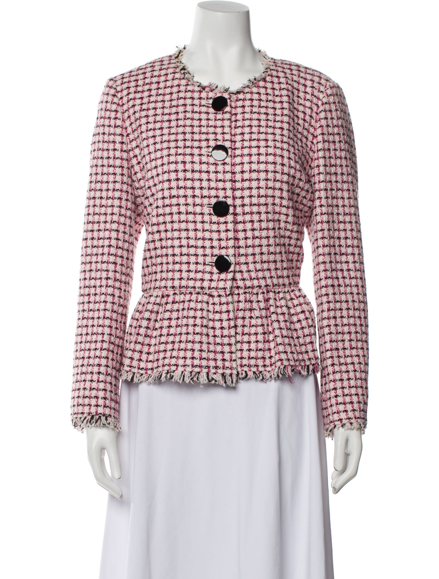 Kate Spade New York Plaid Print Evening Jacket