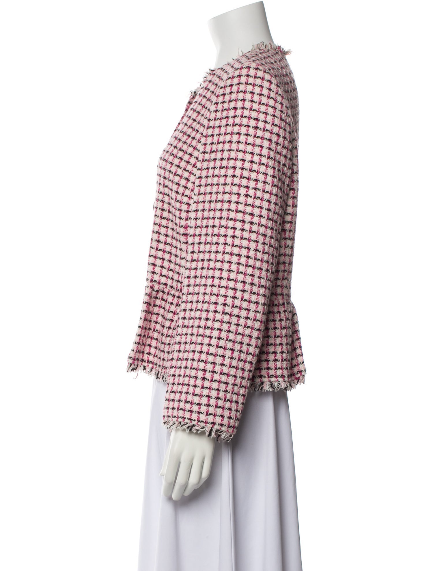 Kate Spade New York Plaid Print Evening Jacket