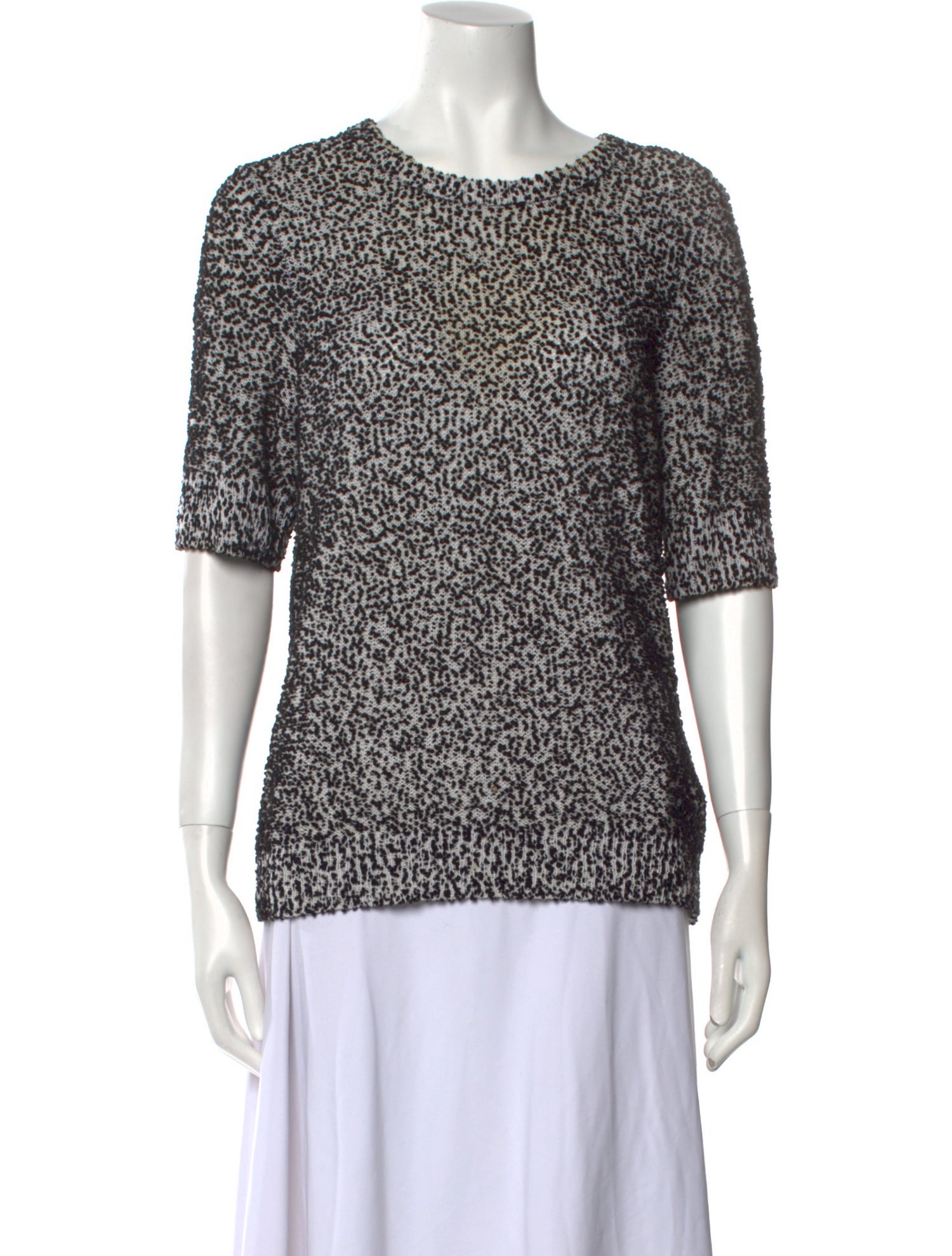 Kate Spade New York Printed Scoop Neck Sweater