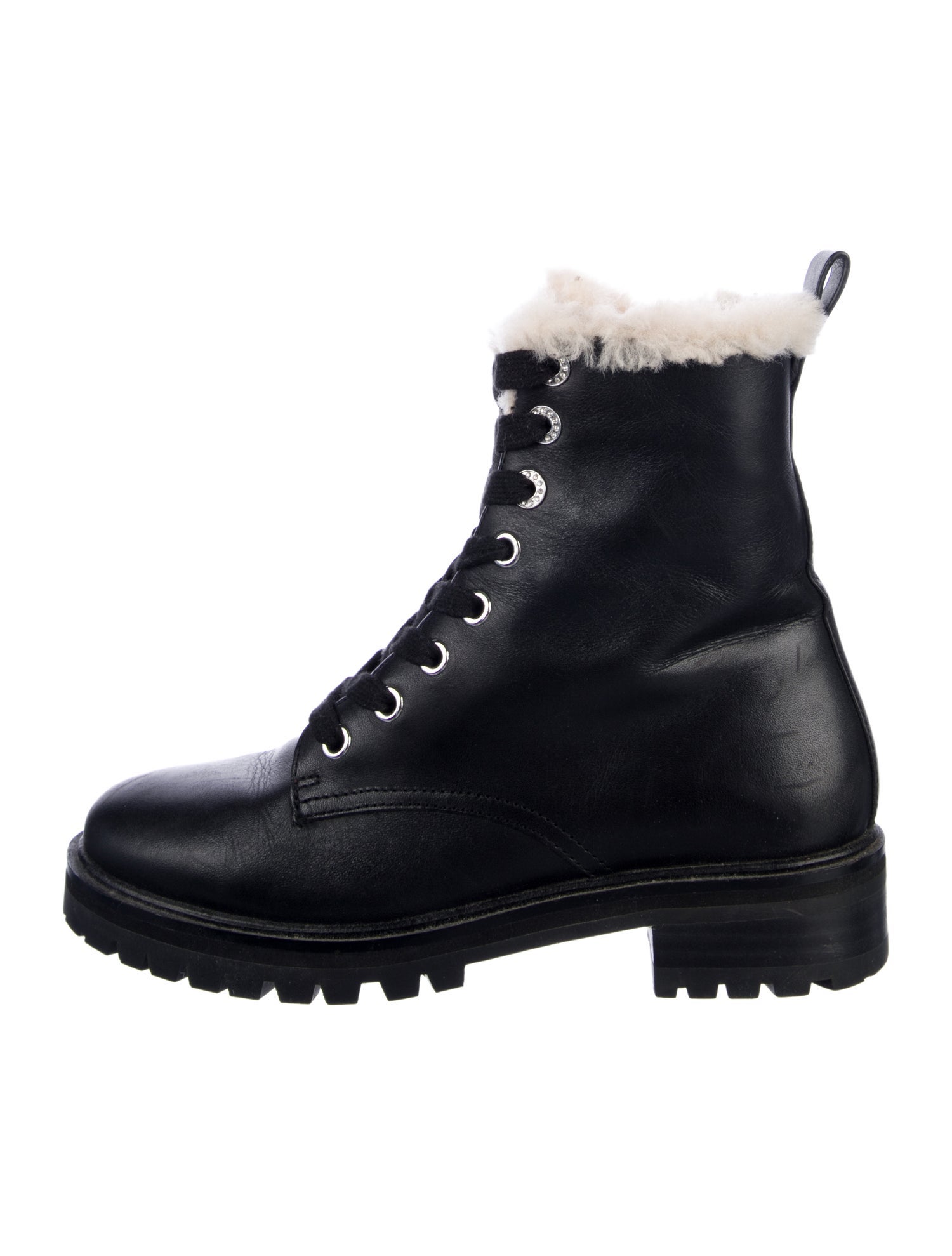 Kate Spade New York Leather Combat Boots