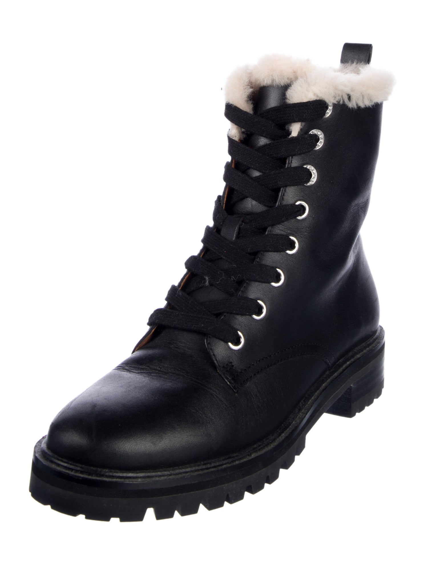 Kate Spade New York Leather Combat Boots