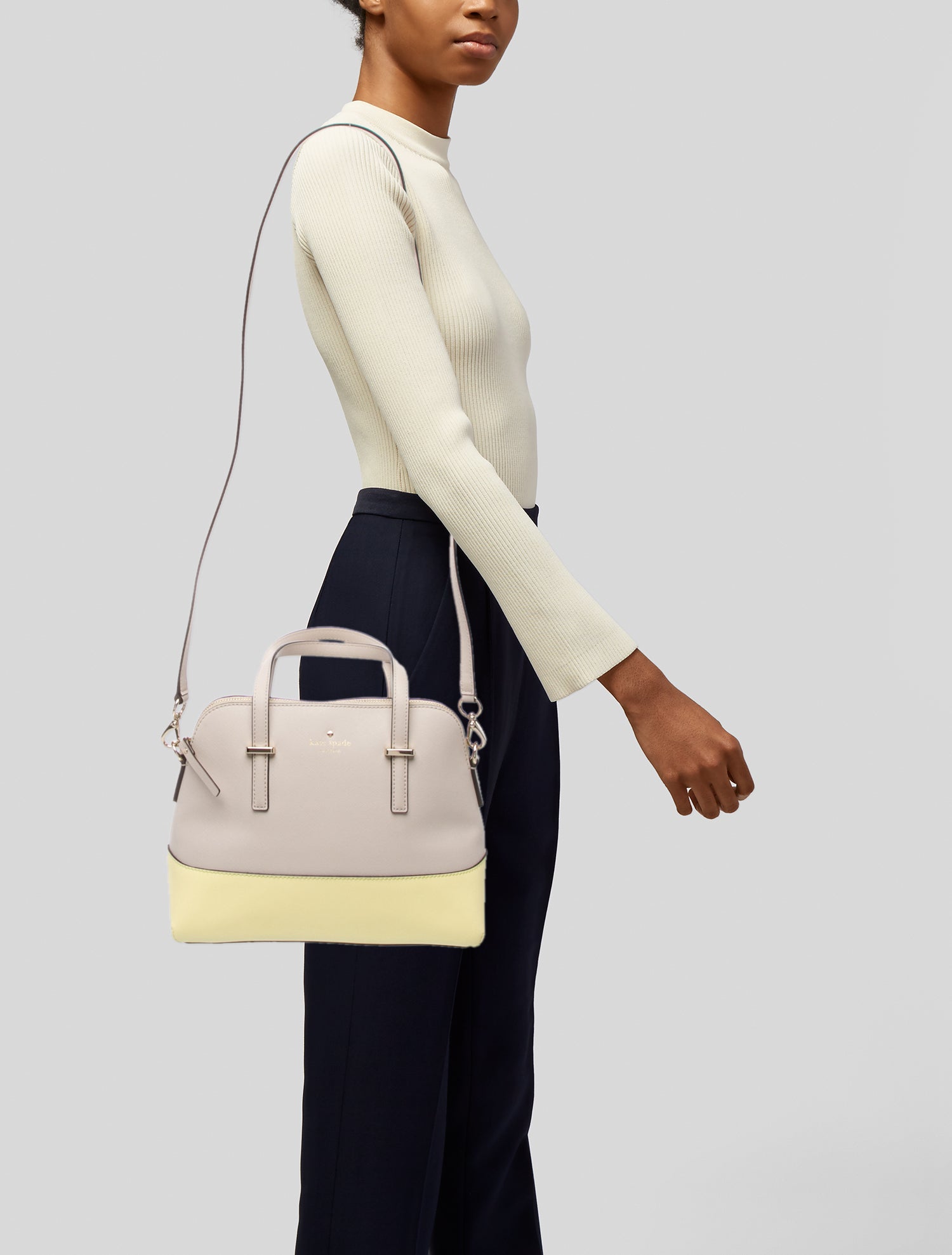 Kate Spade New York Saffiano Leather Top Handle Bag