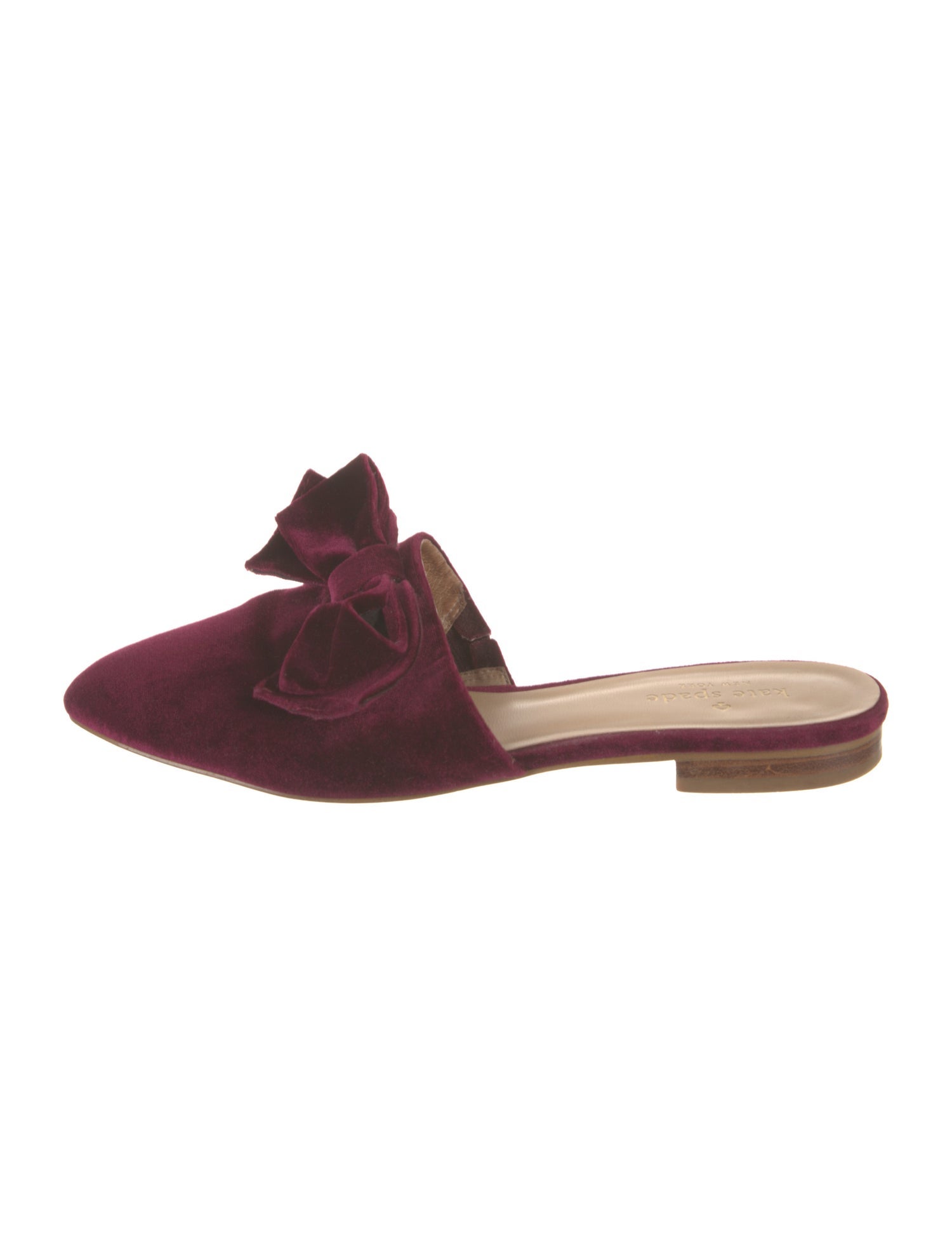 Kate Spade New York Velvet Bow Accents Mules