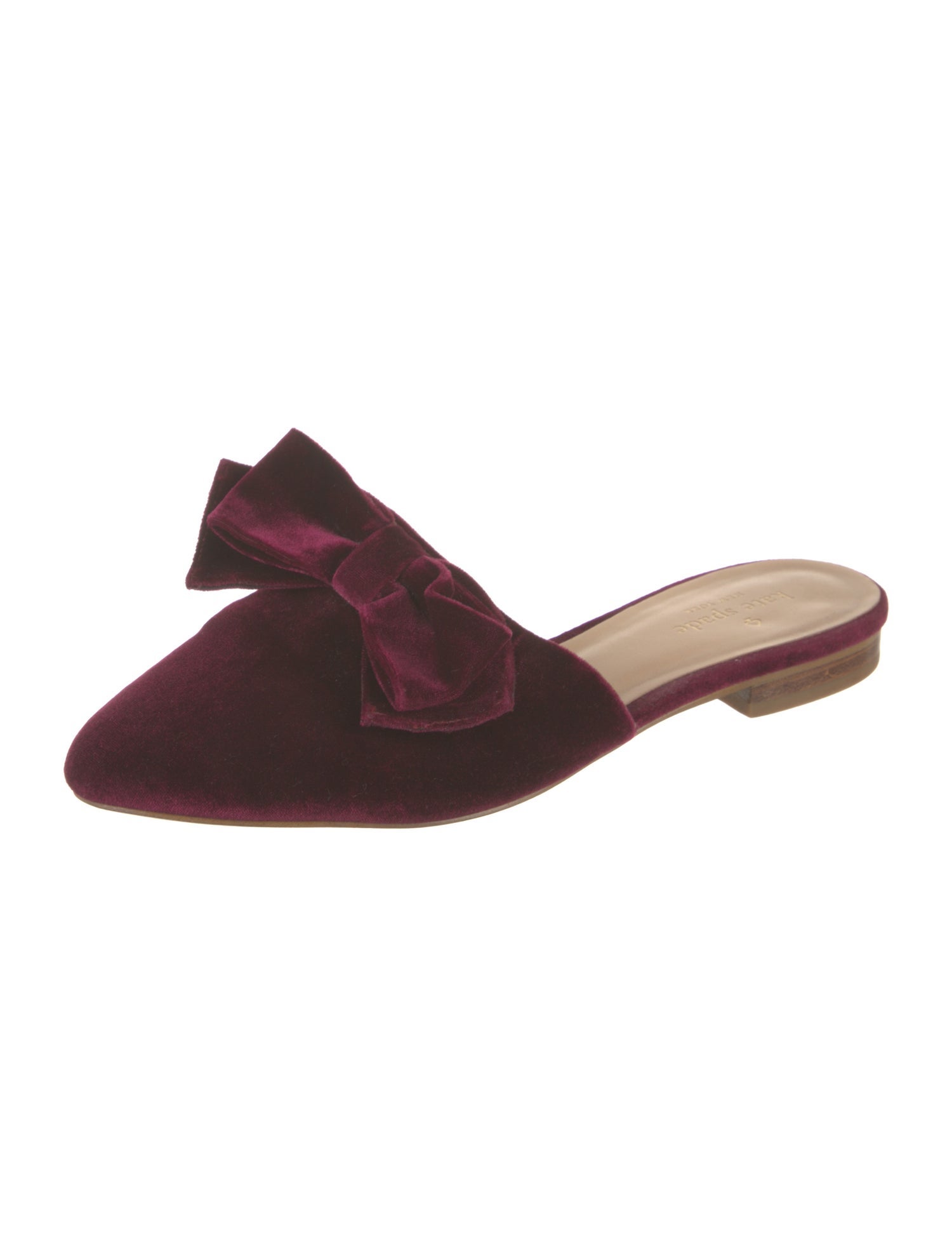Kate Spade New York Velvet Bow Accents Mules