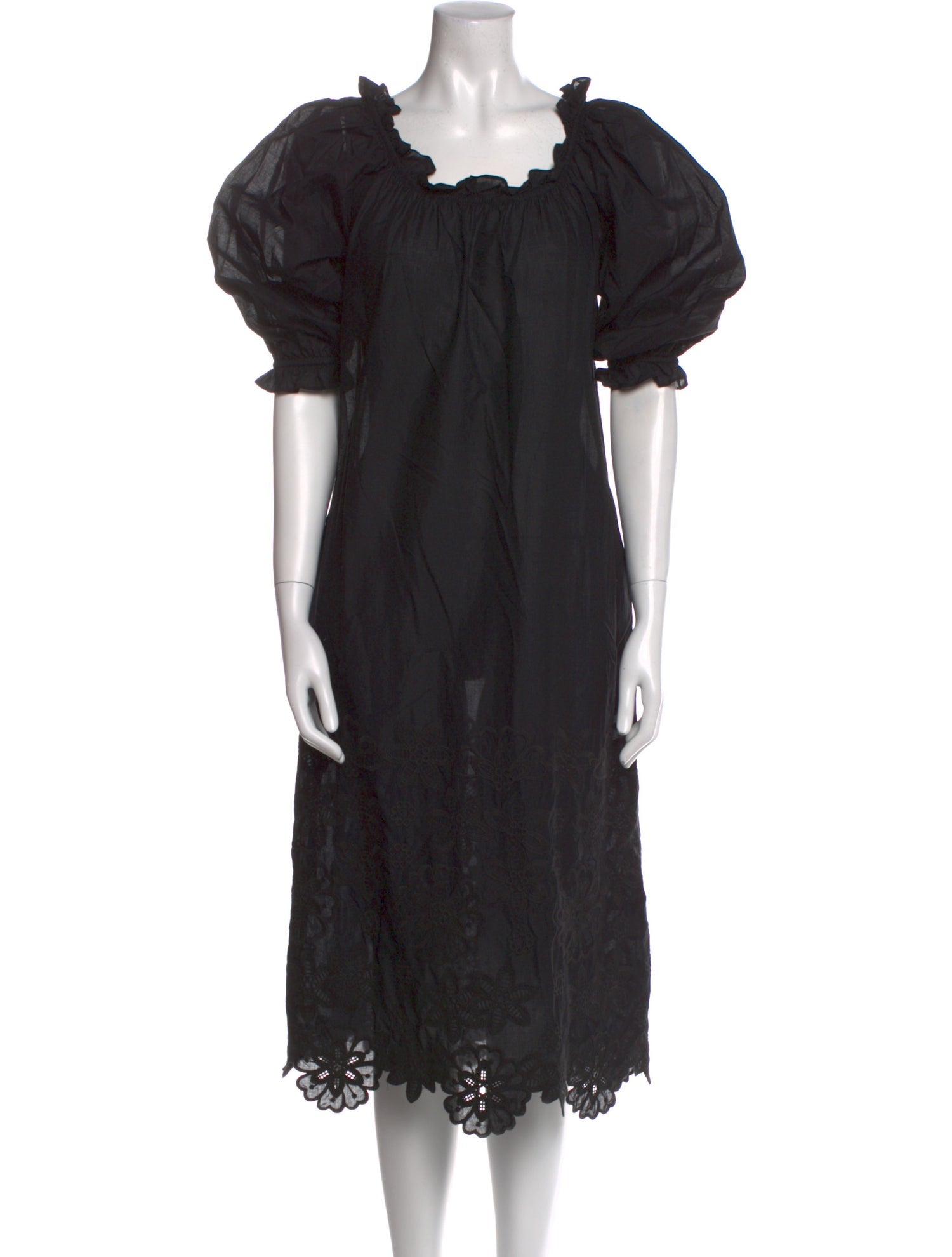 Kate Spade New York Square Neckline Midi Length Dress