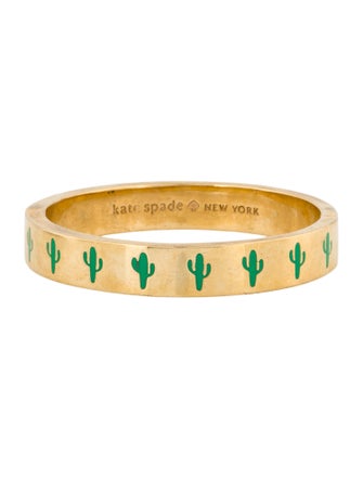 Kate Spade New York "Stay Sharp" Hinged Bangle Bracelet