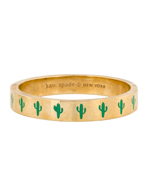 Kate Spade New York "Stay Sharp" Hinged Bangle Bracelet