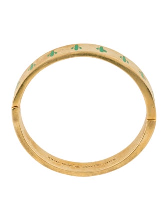 Kate Spade New York "Stay Sharp" Hinged Bangle Bracelet