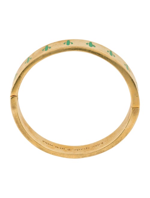 Kate Spade New York "Stay Sharp" Hinged Bangle Bracelet