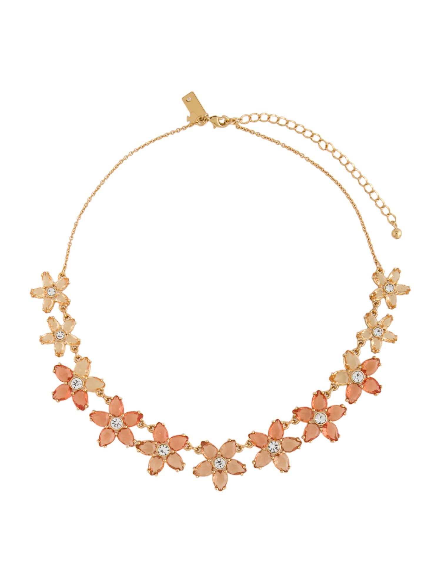 Kate Spade New York Crystal Flower 'Bed of Roses' Collar Necklace