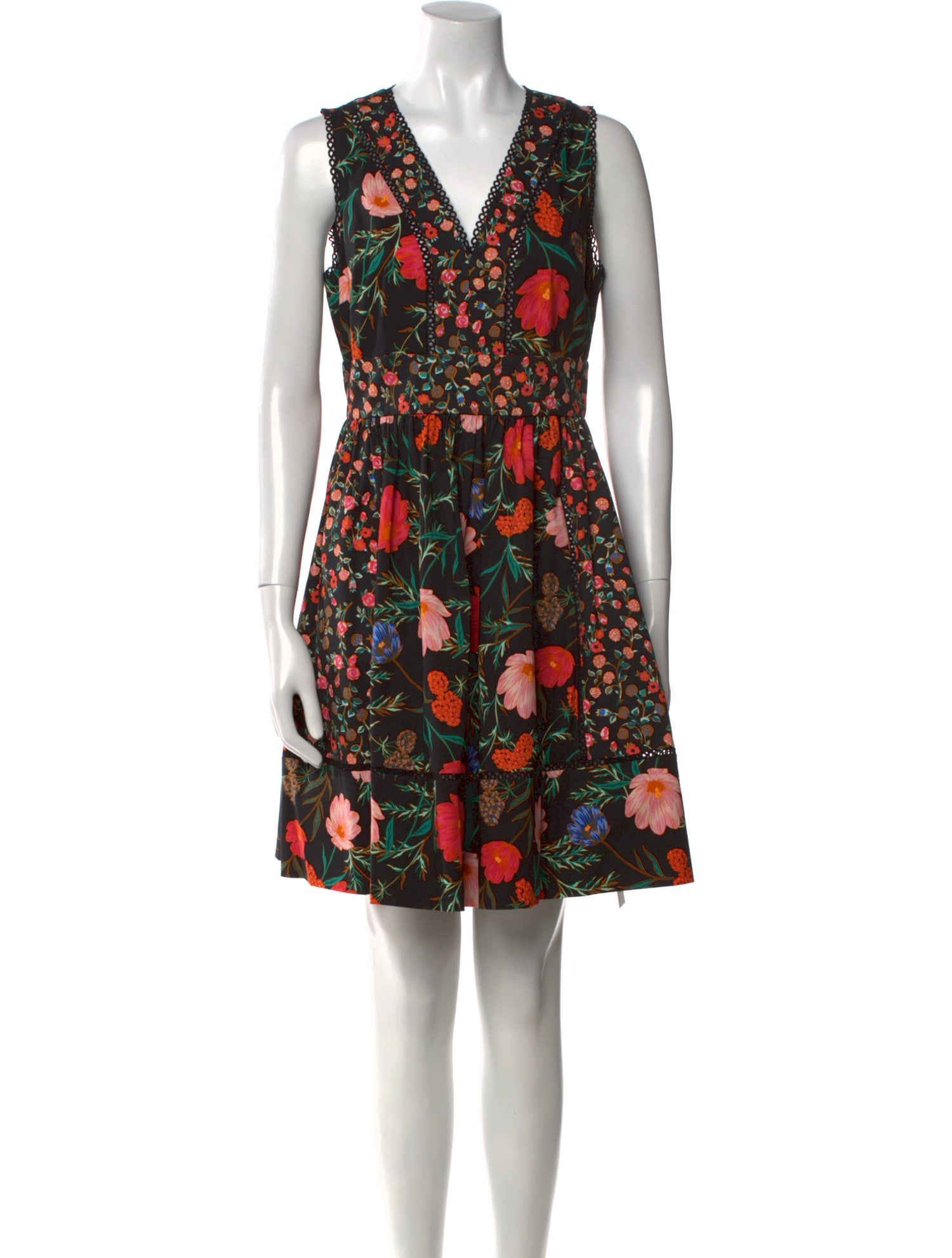 Kate Spade New York Floral Print Mini Dress