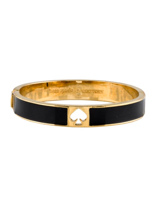 Kate Spade New York Enamel Cut Out Hinged Bangle