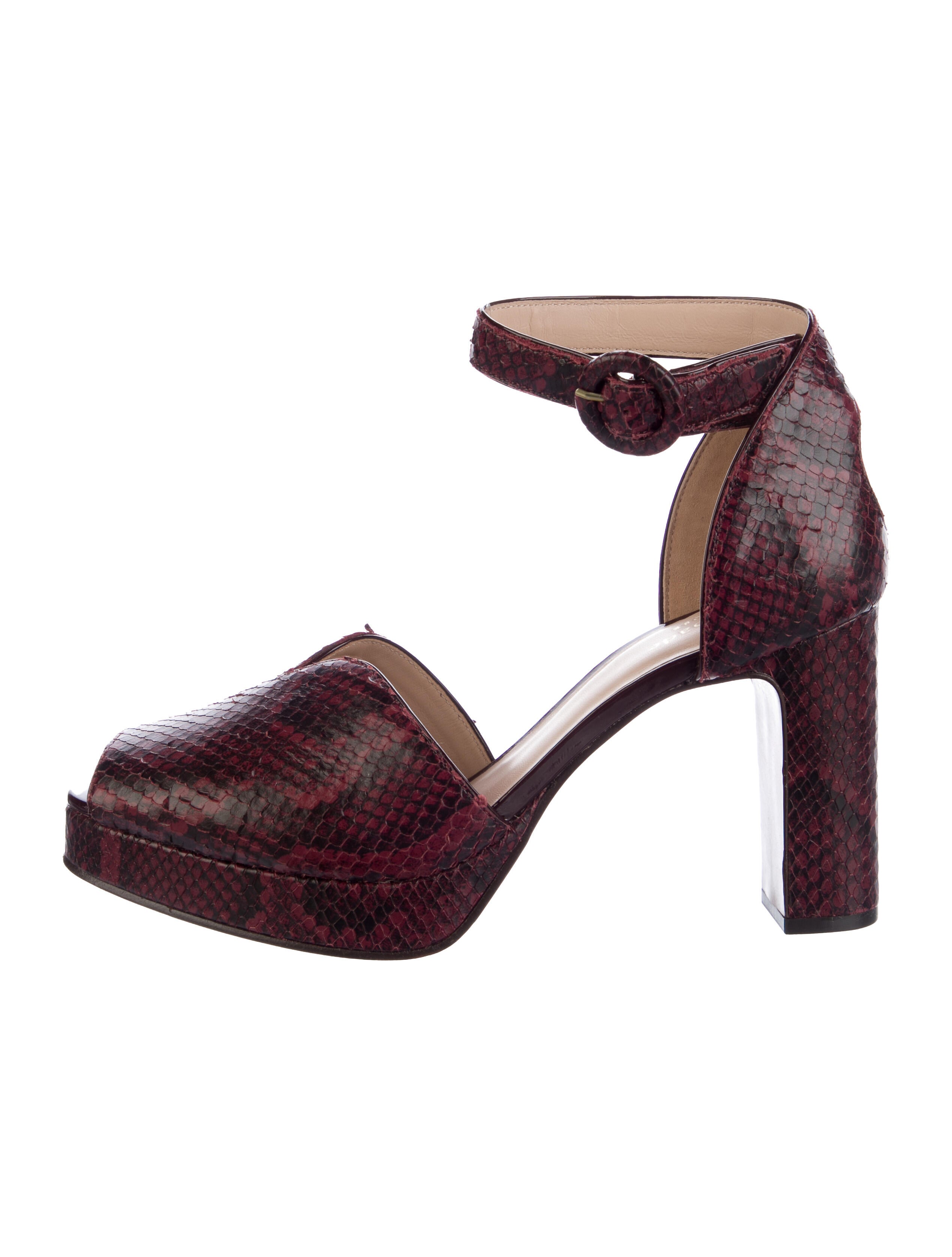 Kate Spade New York Snakeskin Animal Print D'Orsay Pumps