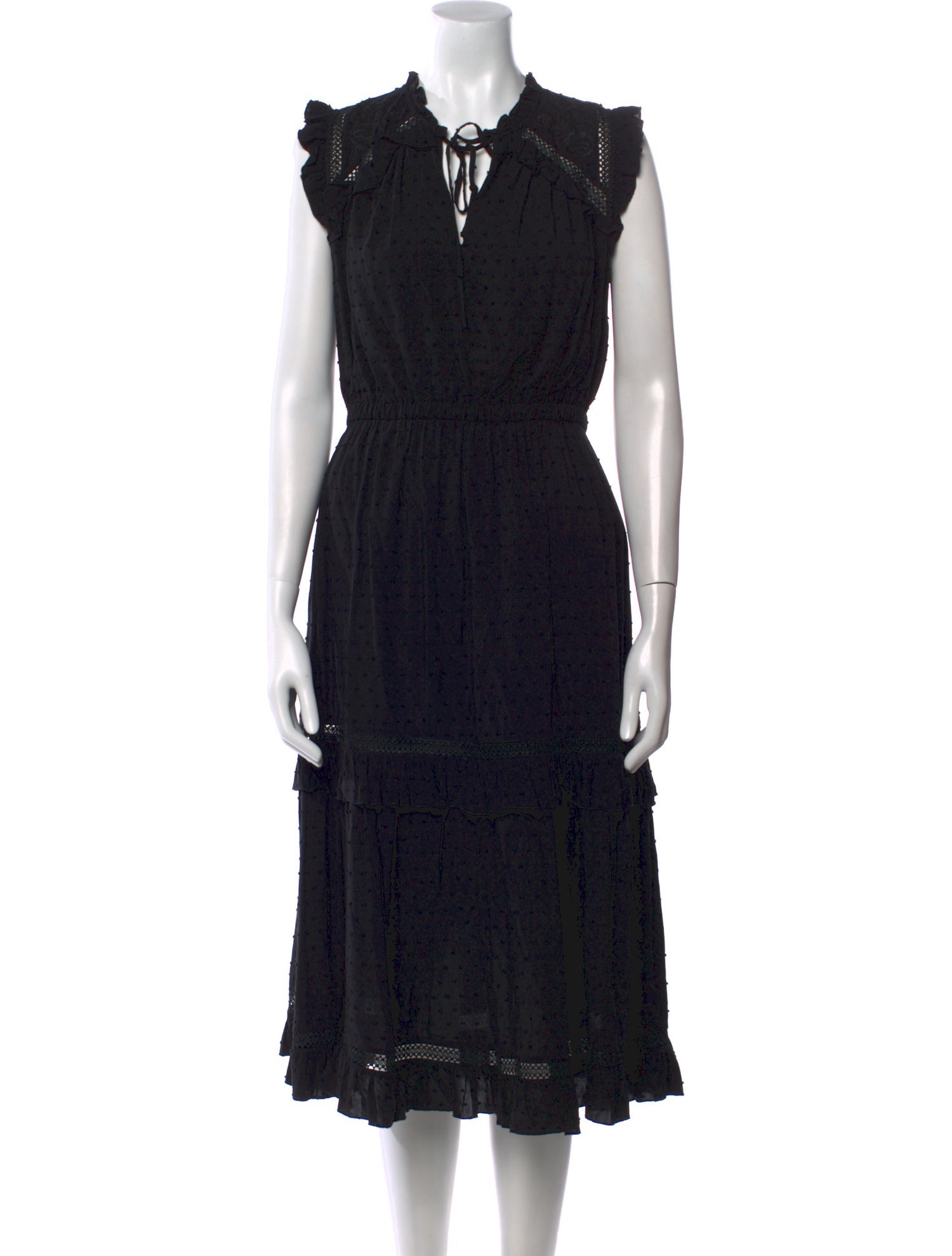 Kate Spade New York V-Neck Midi Length Dress