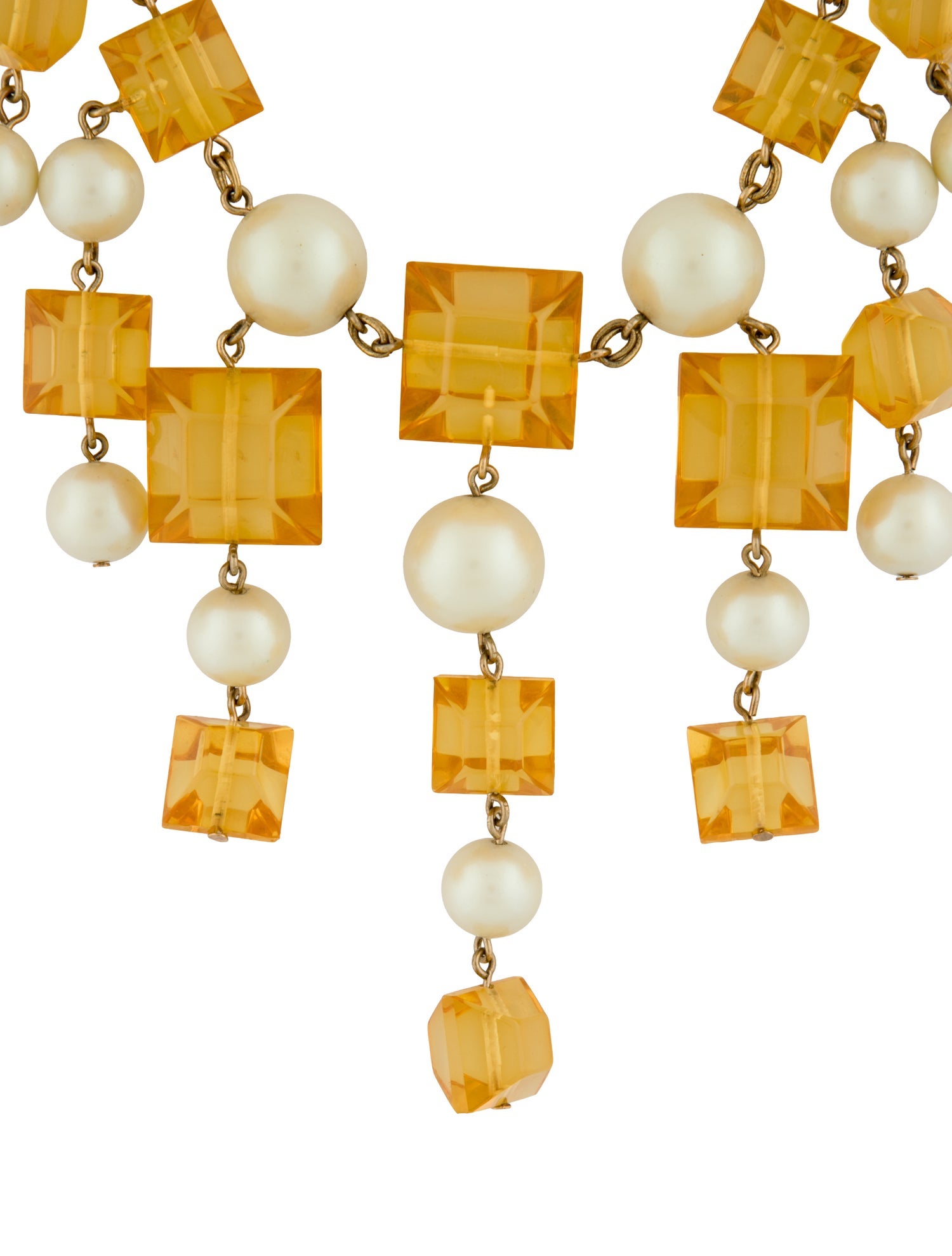 Kate Spade New York Faux Pearl & Resin Collar Necklace