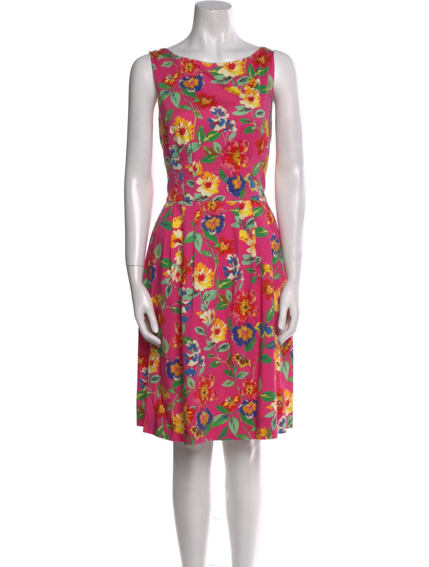 Kate Spade New York Floral Print Knee-Length Dress
