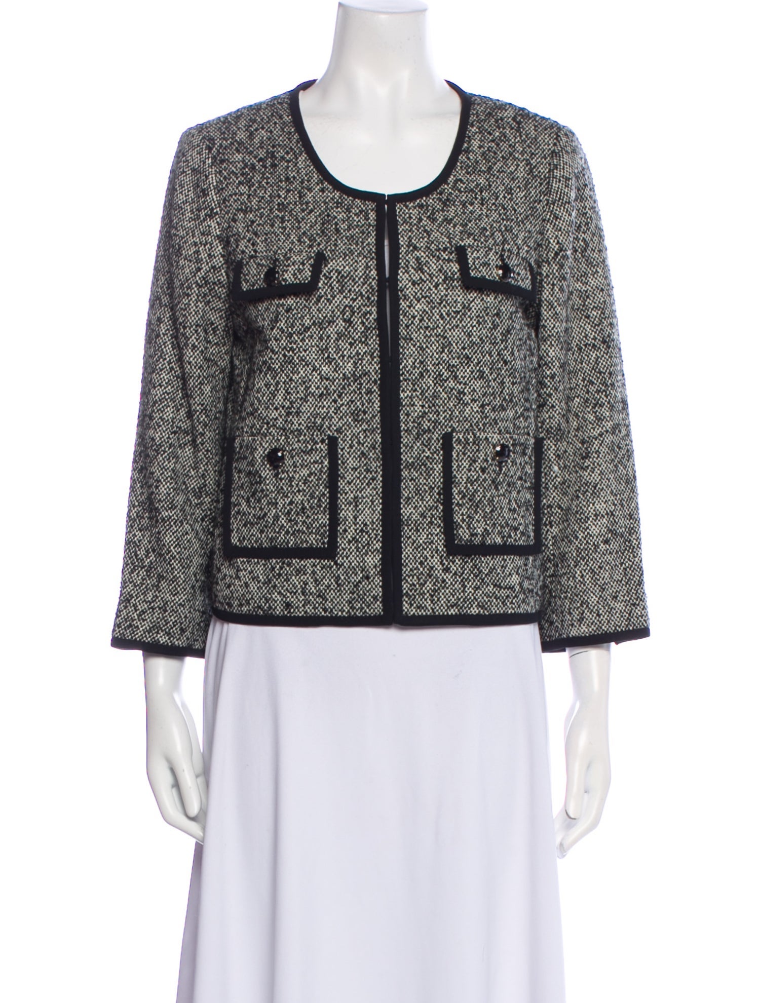 Kate Spade New York Tweed Pattern Evening Jacket