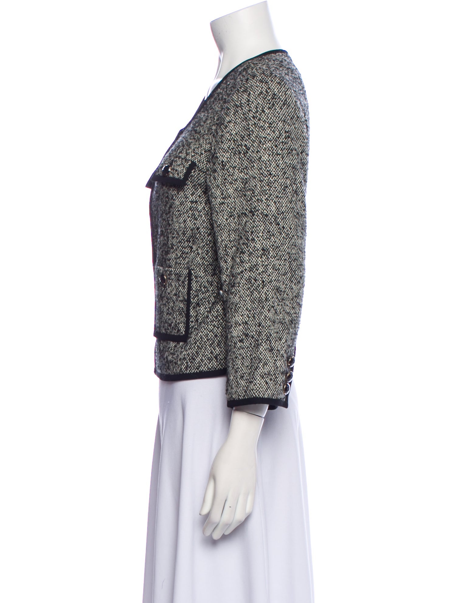 Kate Spade New York Tweed Pattern Evening Jacket