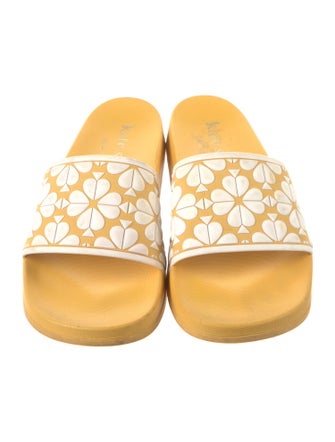 Kate Spade New York Rubber Floral Print Slides