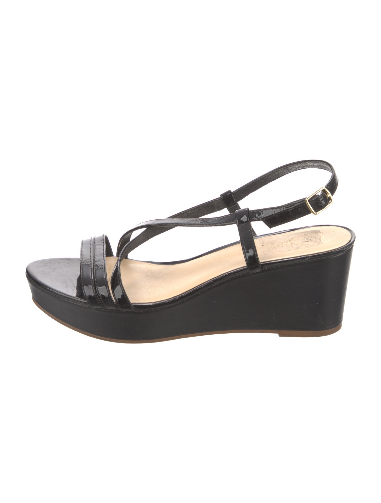 Kate Spade New York Patent Leather Slingback Sandals