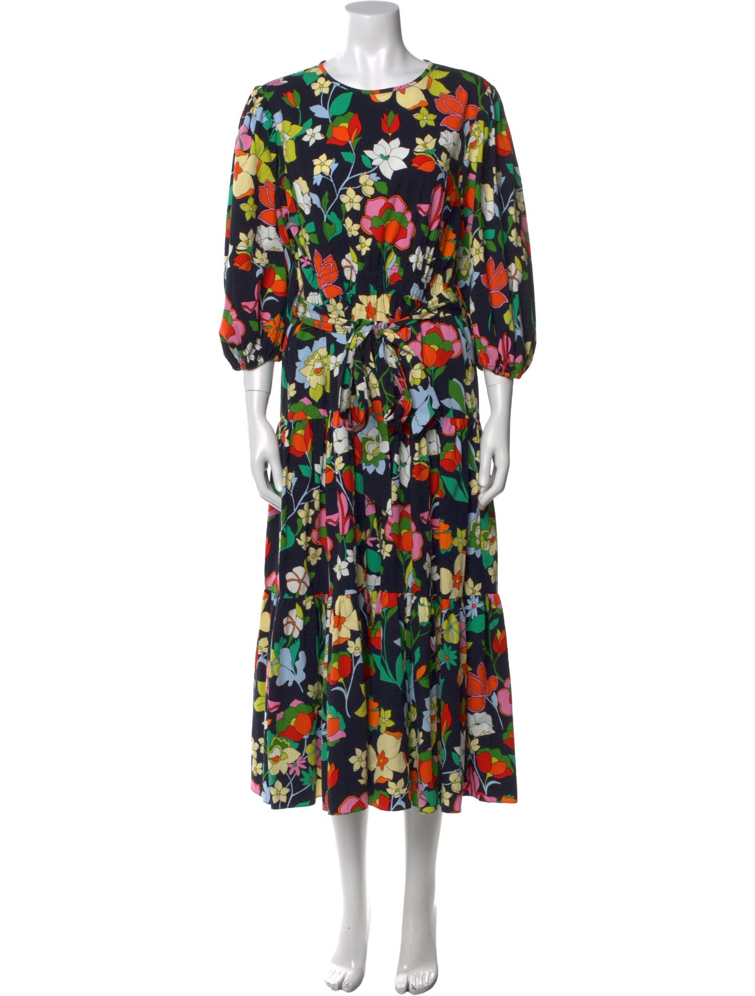 Kate Spade New York Floral Print Long Dress