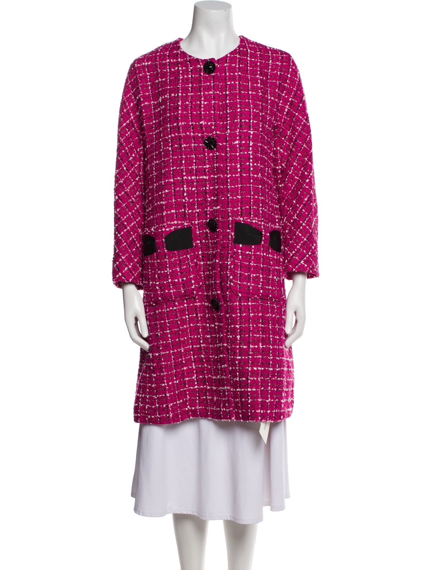Kate Spade New York Plaid Print Coat