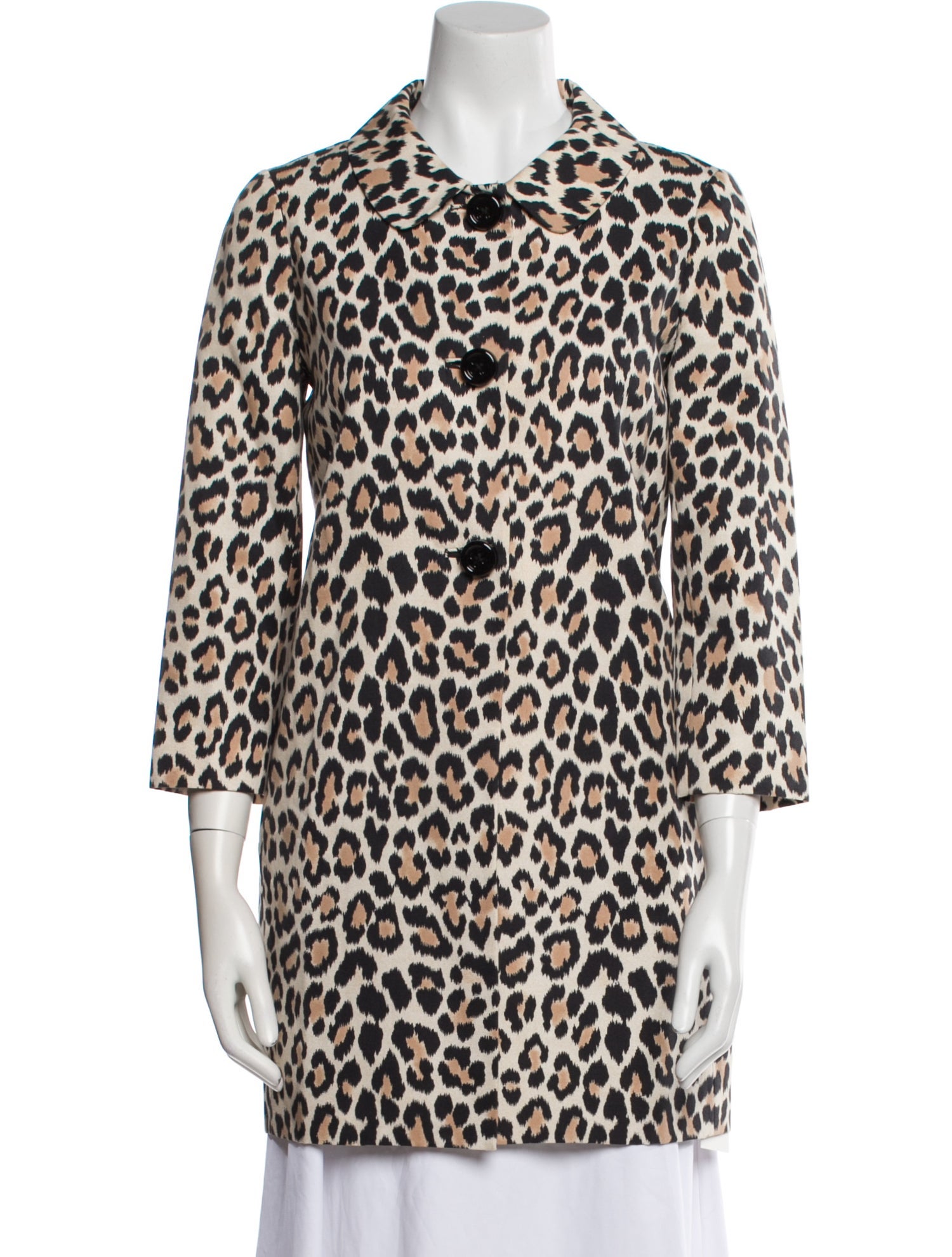 Kate Spade New York Animal Print Trench Coat