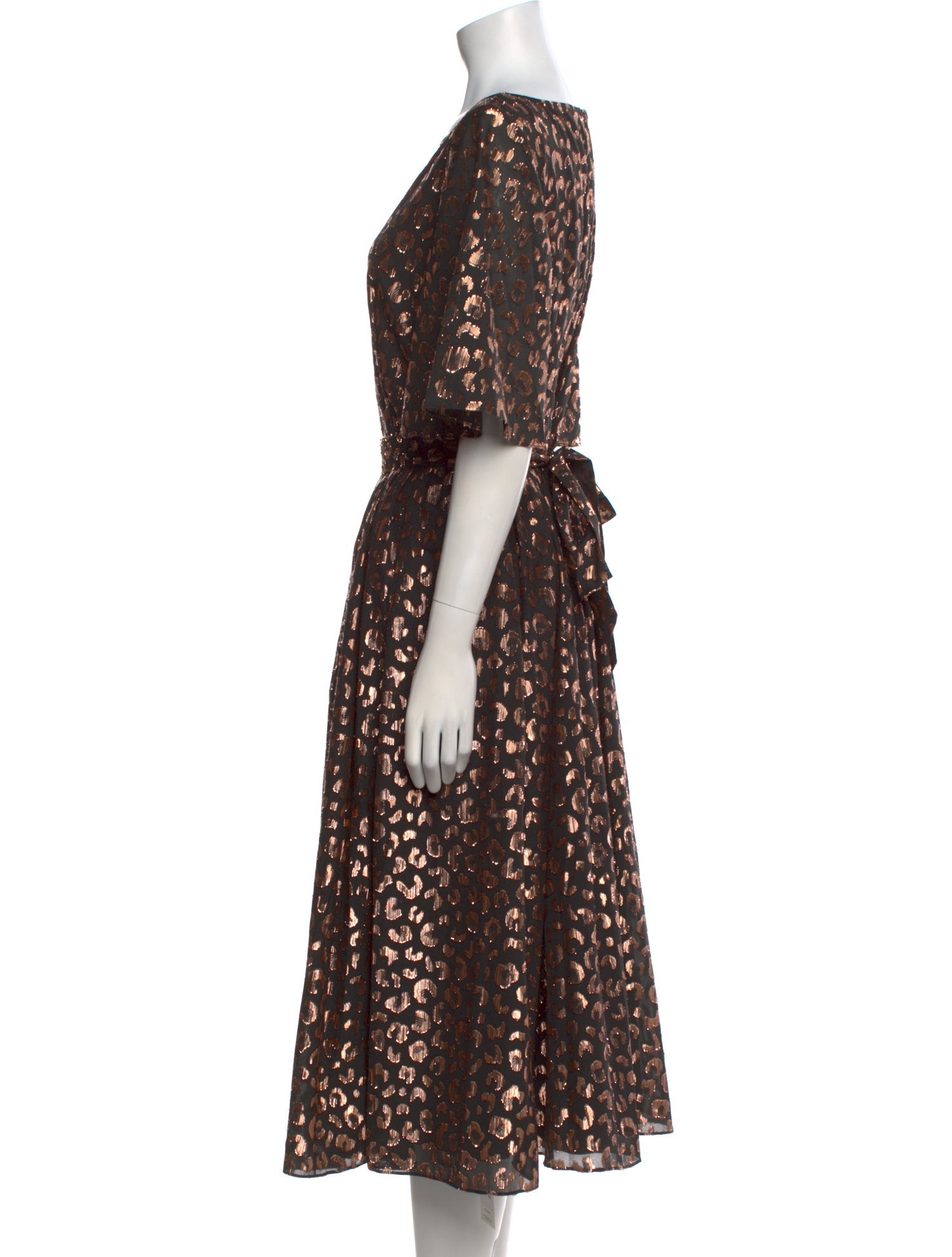 Kate Spade New York Printed Midi Length Dress