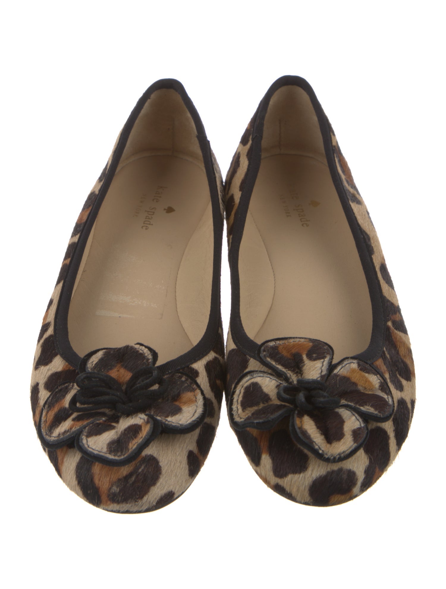 Kate Spade New York Ponyhair Animal Print Ballet Flats