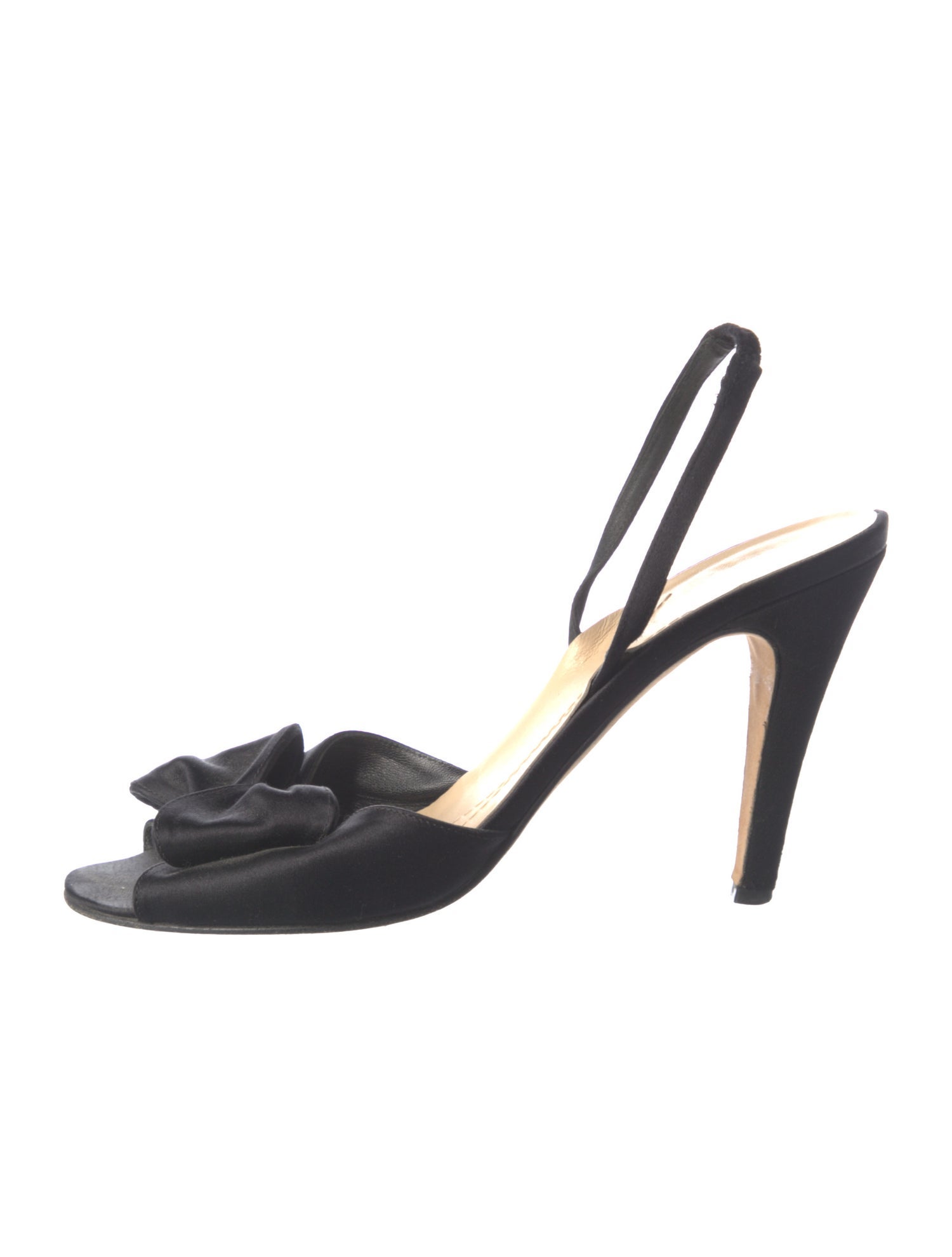 Kate Spade New York Satin Bow Accents Slingback Sandals