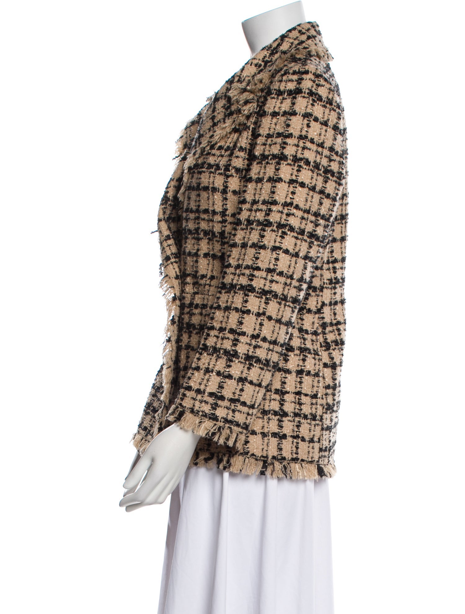 Kate Spade New York Tweed Plaid Print Blazer