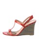 Kate Spade New York Patent Leather T-Strap Sandals