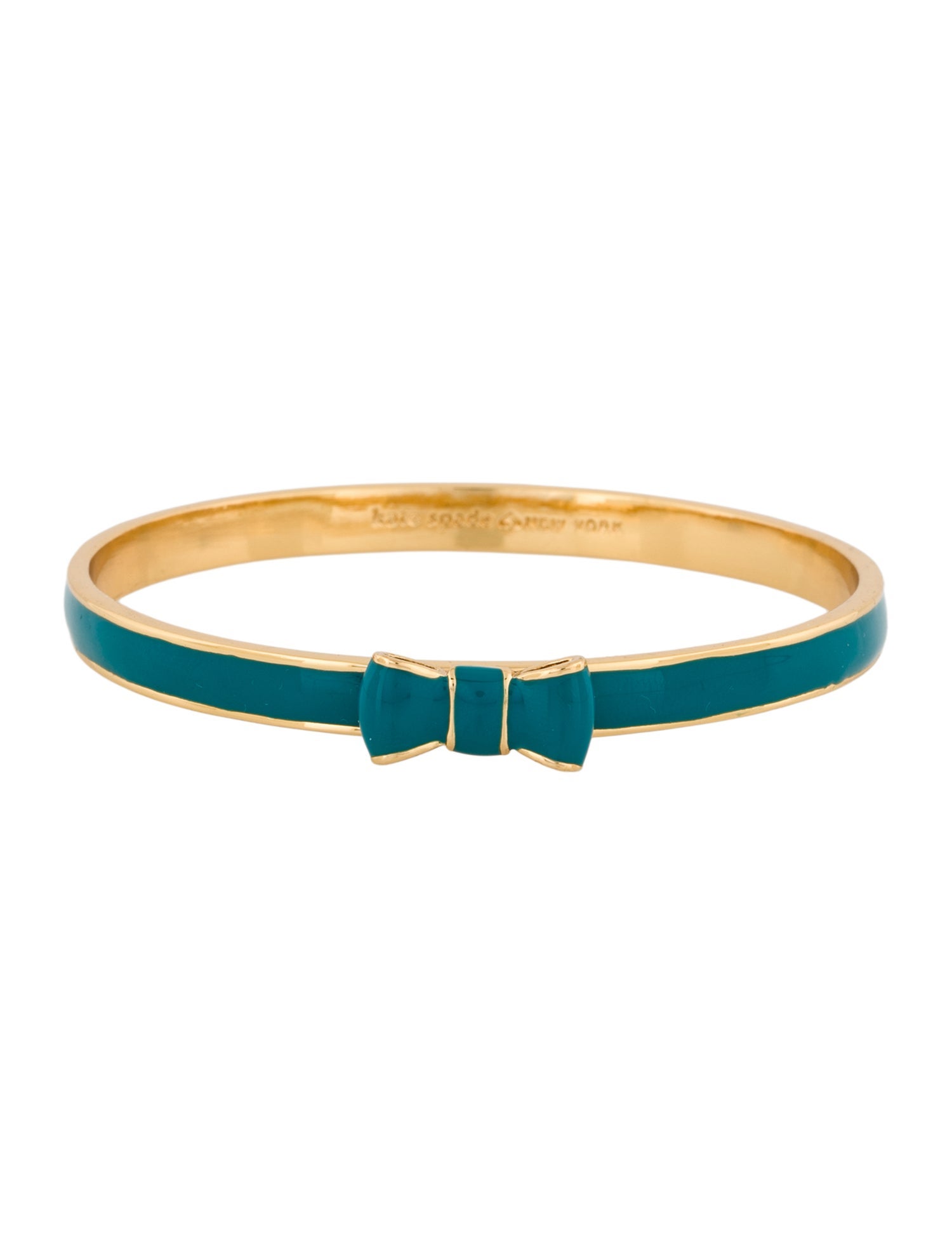 Kate Spade New York Take a Bow Enamel Bangle Bracelet w/ Tags