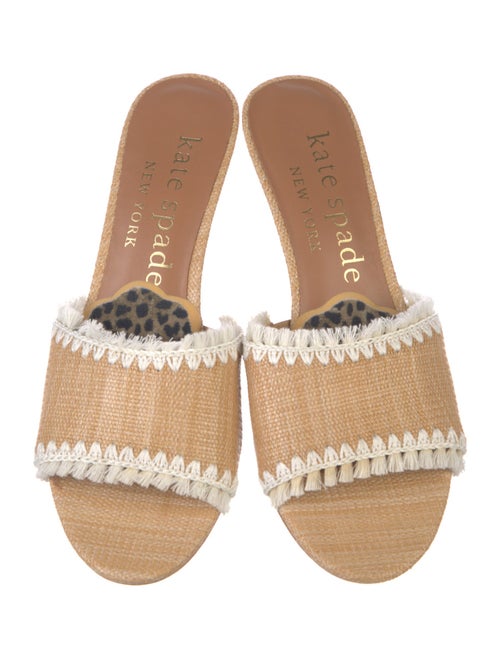 Kate Spade New York Raffia Slides