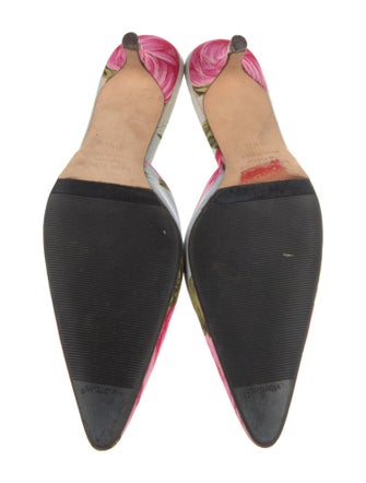 Kate Spade New York Canvas Floral Print Mules