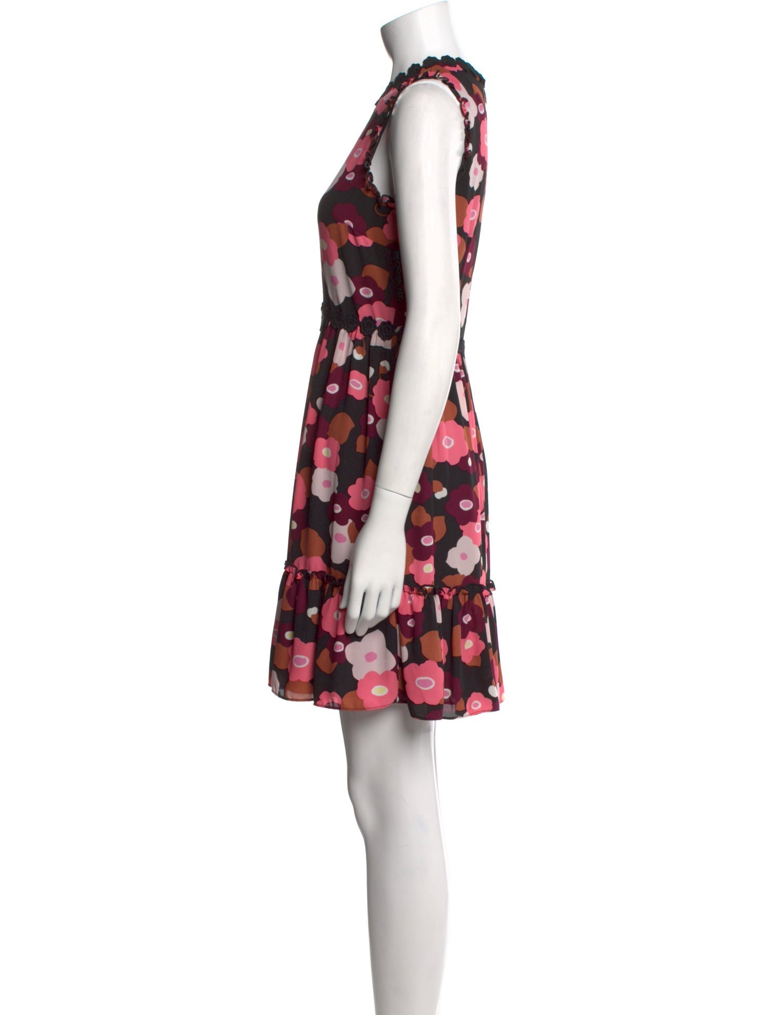Kate Spade New York Floral Print Mini Dress
