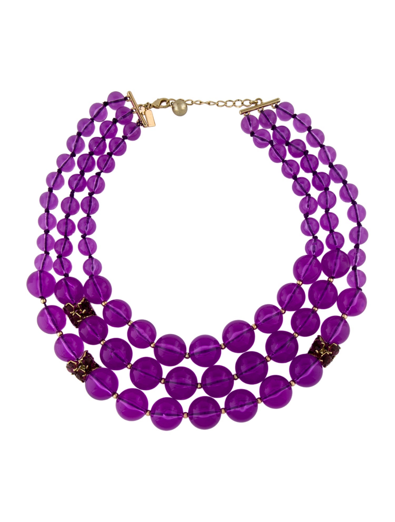 Kate Spade New York Crystal & Resin Bowery Ball Multistrand Necklace