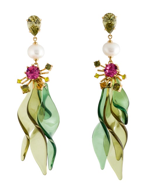 Kate Spade New York Pearl & Crystal Drop Earrings