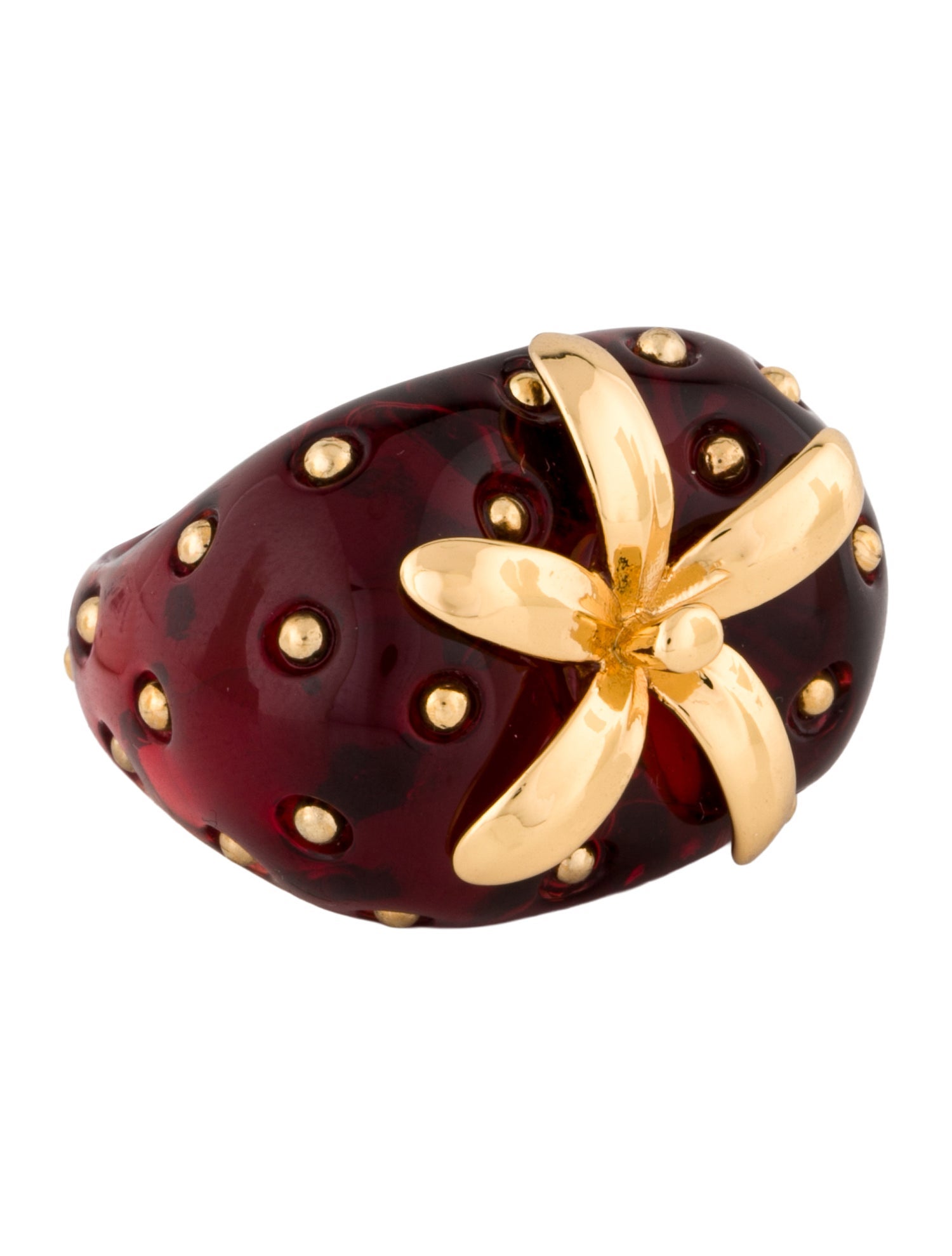 Kate Spade New York Tutti Fruity Strawberry Ring