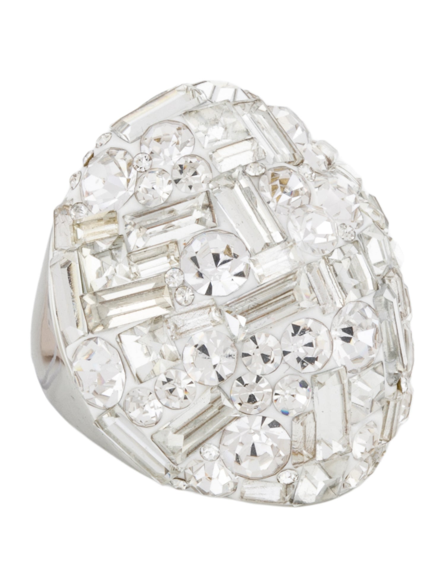 Kate Spade New York Crystal Brilliant Statement Cocktail Ring