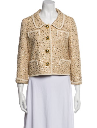 Kate Spade New York Tweed Pattern Evening Jacket