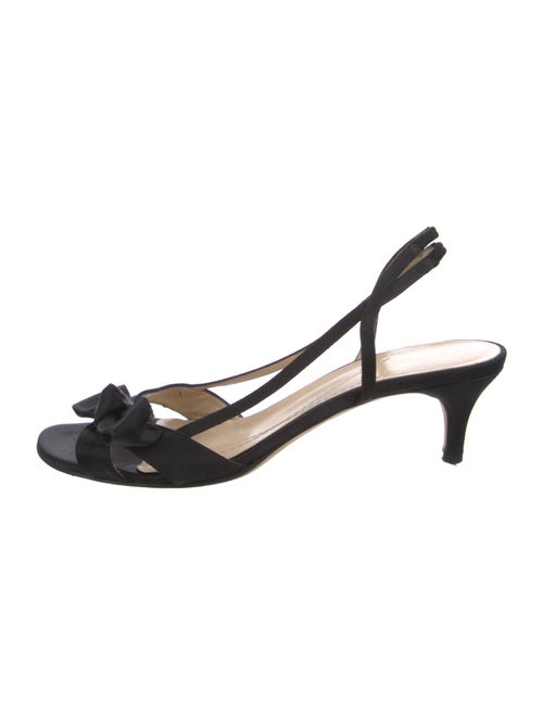 Kate Spade New York Satin Bow Accents Slingback Sandals