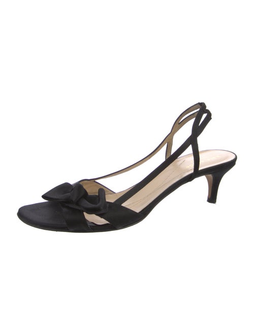 Kate Spade New York Satin Bow Accents Slingback Sandals